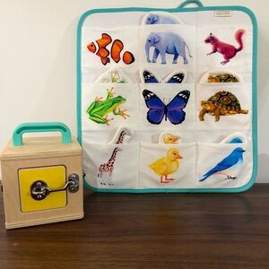 Lovevery Realist Latch Box Critter Pocket Replacement Parts Set